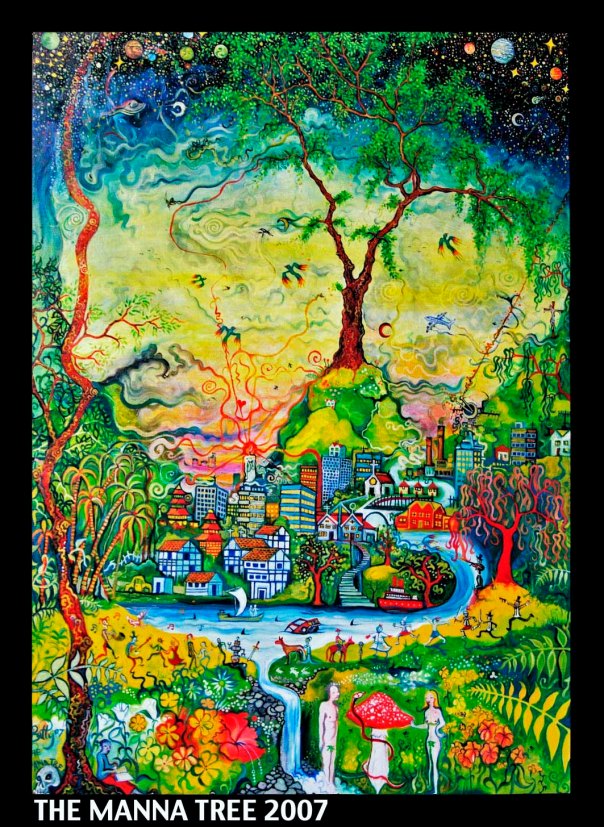 The Mana Tree, 2007, Oil on canvas, 100x150cm